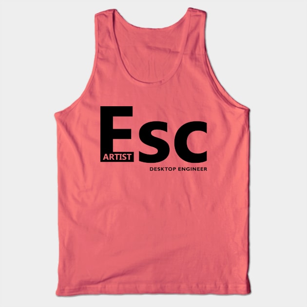 Esc Artist Tank Top by bluehair